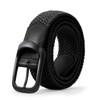 LEACOOLKEY Stretch Belt for Men, Elastic Braided Belt for Men,