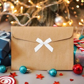 Lianxuia 50pcs Mini White Bows, Premade Satin Ribbon Bows, Vintage Bow Birthday Decorations for Sewing, DIY Crafts, Coquette Themed Party, Wedding