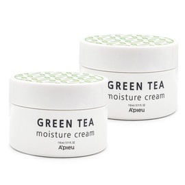 Apieu Green Tea Moisture Cream 110ml+110ml / 어퓨 그린티 모이스처 크림 110ml+110ml