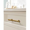 Goo-Ki Rhombus Cabinet Handles Antique Brass Drawer Pulls 3" c-c