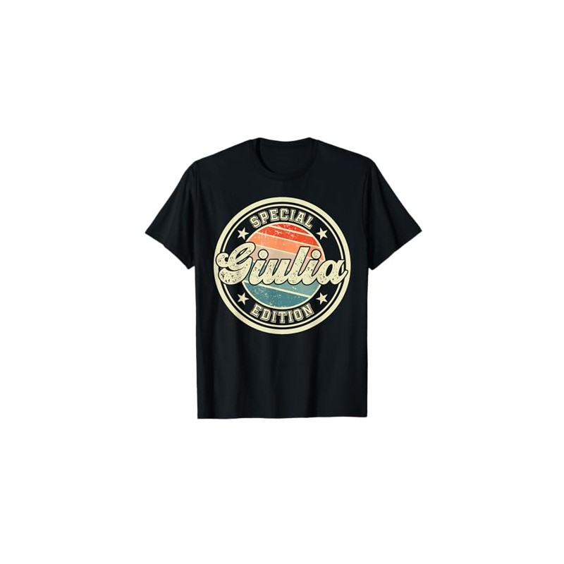 Special Edition First Name Retro Giulia T-Shirt