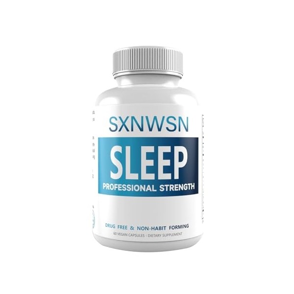 Sleep Support for Adults, Magnesium Supplement with Melatonin Valerian Root