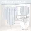Beaded Sheer Windows Valance 130 cm W x 60 cm