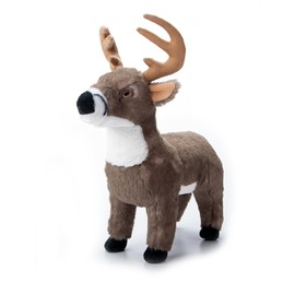 The Petting Zoo White-Tailed Buck Stuffed Animal Plushie, Gifts for Kids, Earth Keeperz Wildlife Animals, Zoologee White-Tailed Buck Plush Toy, 12 inches