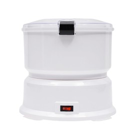 Electric Potato Peeler Machine Automatic Potato Peeling One-Button Drive Portable 2In1 Fruit Peeler With Stainless Steel Peeler Simple Operation Effortless Cleaning For Kitchen (85W White)