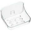Addis 517872 Invisifix Bathroom Soap Dish holder, Translucent, 9.5 x
