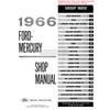 1966 FORD GALAXIE MONTEREY Shop Service Repair Manual