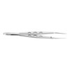 FOMIYES Alloy Steel Meibomian Gland Expressor Eyelid Tweezers Precision Angled