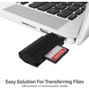SABRENT SuperSpeed - Lector de tarjetas de memoria flash USB