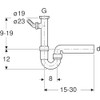 Geberit Sifon 152711111 Sink Siphon