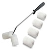 Hanpex Double Roller Brush, Paint Roller Covers, Paint Rollers Naps,