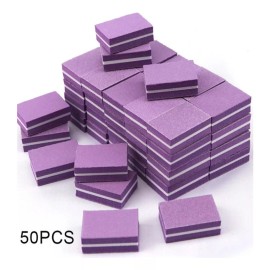 Lucky Day Mini Lima Para Uñas 50 Piezas Colores Varios Rectangular