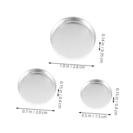OATIPHO Travel-friendly Eyeshadow Pans Pcs Round Aluminum Makeup Pans Organize Your Cosmetics