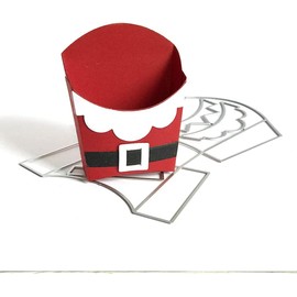 Christmas Popcorn Box Cutting Dies for Card Making Cutting Dies Stencils for DIY Scrapbooking Photo Album Decorative Embossing Paper