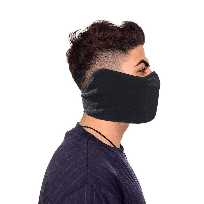 Balaclava Half Face Mask Adjustable Fastener Windproof Men Women for