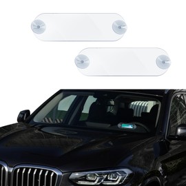 2 Pack EZ Pass Holder, Toll Transponder Holder with Adhesive and Strong Suction Cups, Toll Pass Windshield Mount Easy to Install and Remove, Universal Visor Accessories Fits All Major Toll Passes