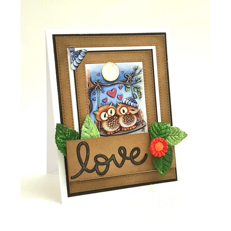 Katy Sue 'Owls' Paper Craft Pad & Card Making Kit