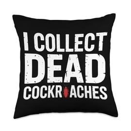 Funny Exterminator Dad Pest Control Father's Day Pest Dad Throw Pillow