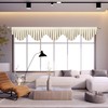 OYRING Energy Efficient Rod Pocket Curtain Valance,Blackout valances for Windows,for