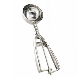 Solula Stainless Large Muffin Scoop, Cupcake Batter Dispenser, Large Ice Cream Cupcake Muffin Batter Scoop, 18/8 Stainless Steel, Size 10