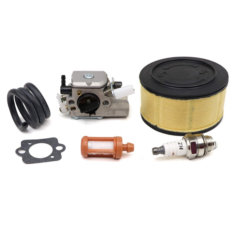SecosAutoparts Chainsaw Air Fuel Filter Line Spark Plug Carburetor Kit