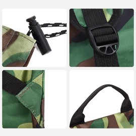 harayaa Skateboard Backpack Bag Water with 2 Pockets Longboard Carry Bag for Cruiser, Black