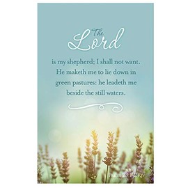 SALT & LIGHT The Lord Is My Shepherd Church Bulletins, 8 1/2 x 11 inches Flat, 100 Count