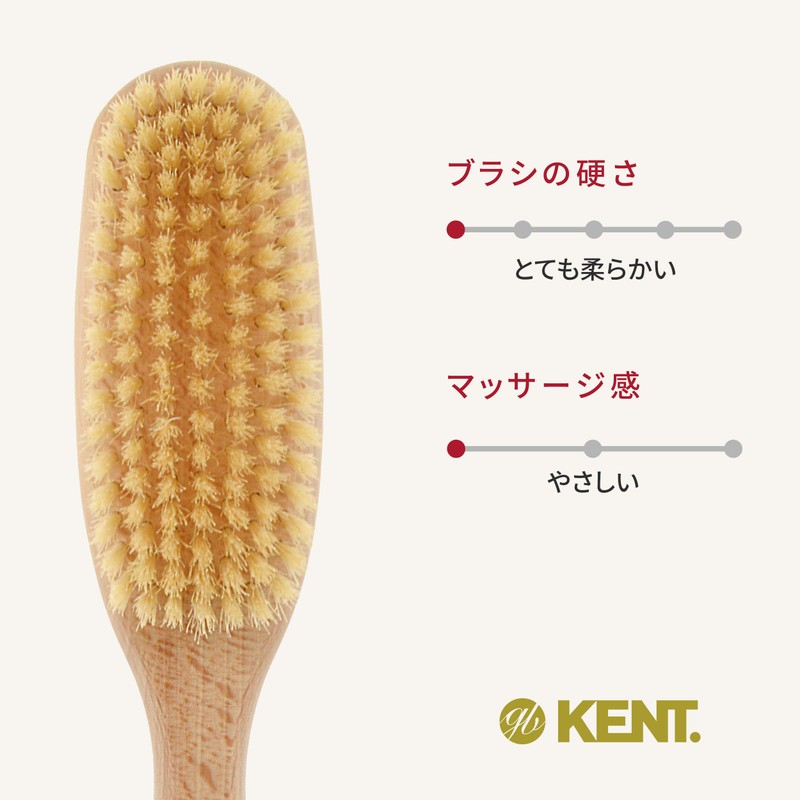 GB KENT LS9D Luxury Pig Hair Brush, Extra Soft Boa