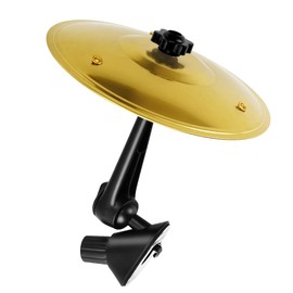 Car Cymbal Air Vent: Adjustable Mini Drum Crash Cymbal for Vent & Dashboard - Crisp Metallic Sound for Driver Drummer - Easy Clip-on Musical Car Accessories Interior - Gift for Road Trip & Music Lover