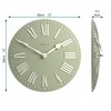 Jones Clocks® Strand wall clock | Modern convex clock |