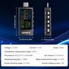 USB Tester 3.3V-40V Heemol 12A USB C Meter, Digital Multimeter