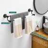 Hoimpro Adjustable Retractable 15-27 Inches Stainless Steel Bathroom Towel Bar,