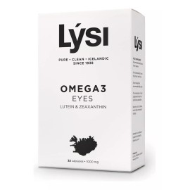 Lýsi Lysi Omega 3 Eyes 1000mg Luteína Y Zeaxantina 32 Caps Sabor Sin Sabor