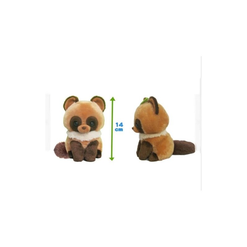 Amuse Popon Tanuki ST Chimaki Plush Toy Height 5.5 inches