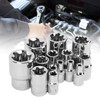 14Pcs E Star Socket Set Chrome Vanadium Steel Portable External