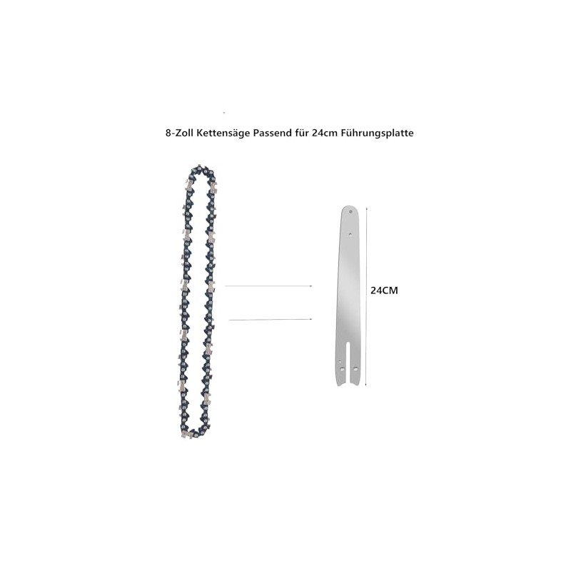 AICOYA 2 x Saw Chains 1/4 Inch 45 Drive Links