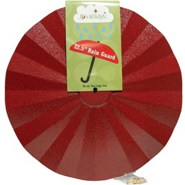 JCS Wildlife Metal Rain/Weather Guard - Perfect for Outdoor Bird Feeders, Seed Cylinders, Hummingbird Feeders, Cylinder Feeders and More Against Water, Sun, and Overhead Messes Rust Proof,