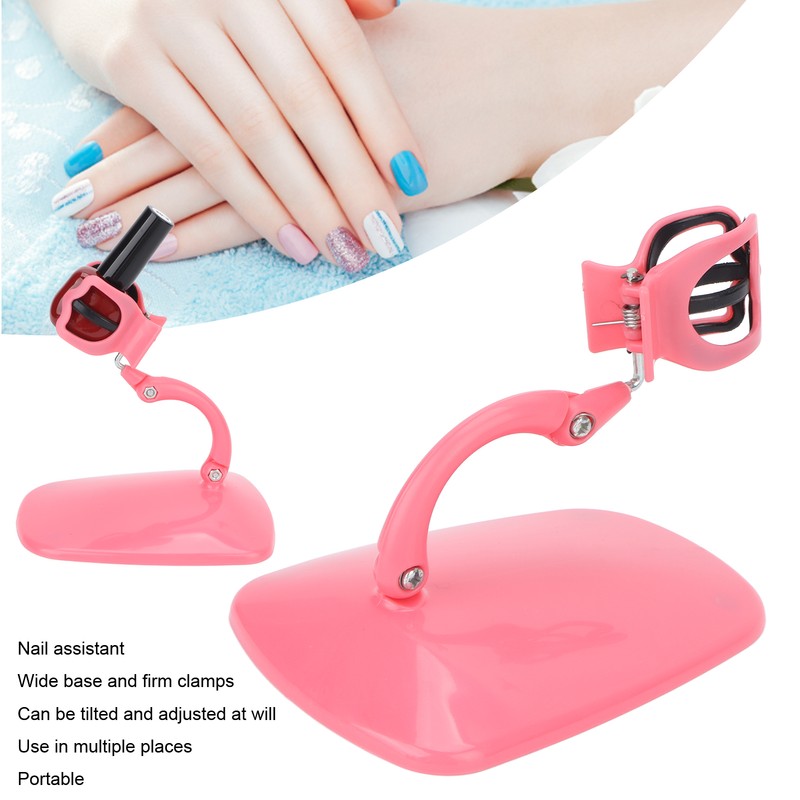 Nail Polish Holder Fingernail Painting Tools Hands Free Nail Polish
