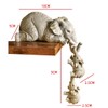 Ieron Elephant Sitter Hand Figurines - Set of 3 Elephant