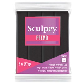 Premo Sculpey Polymer Clay 2oz-Black