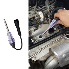 WINUERK Inline Spark Plug Tester, Ignition Coil Tester, Straight Boot Engine Ignition Tester, Car Exterior Accessories Small Armature Diagnostic Detector Tool Suitable for Car, Motorcycles (1PCS)