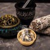 VOSAREA 6pcs Metal Incense Cone Burners Tea Light Tins Cups