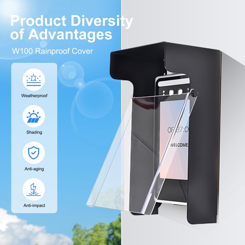 Clear Flip Cap Keypad Rain Cover,High Quality Galvanized Iron Material