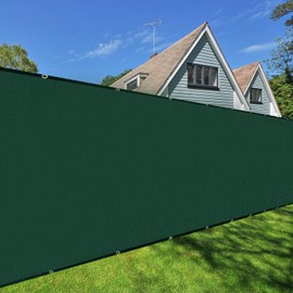 Orgrimmar Privacy Screen Fence Green 6’x50’ Heavy Duty Garden Fence Mesh Shade Net Cover for Outdoor Wall Porch Patio Backyard Balcony