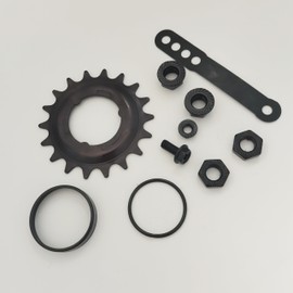 ZZRSDAN Black Bicycle Coaster Brake Hub/Bike Brake Rear Hub 36Hole Stainless Steel (Black18T-36Hole)