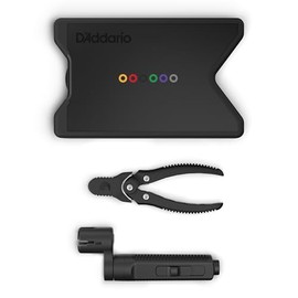 Kit de cambio de cuerdas de guitarra D'Addario Tour Grade – Herramienta de enrollador de clavija/extractor de pines de puente, cortador y estuche de a