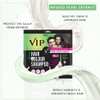 VIP HAIR COLOUR SHAMPOO, Black, 20ml, (Pack of 5)
