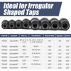 Saipor 8pcs Tap Socket Set, 1/4" & 3/8" Square Drive