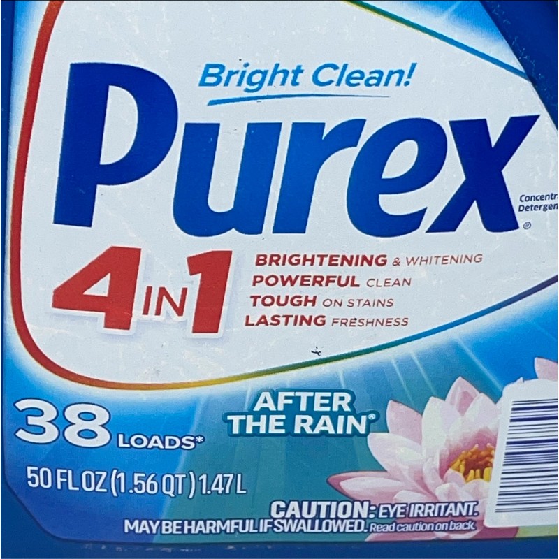 Purex Liquid Laundry Detergent After the Rain 50 Ounces, 38