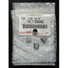 Lexus NEW 13 - 21 LEXUS LX570 TIRE VALVE STEM PLASTIC CAPS SET OF 4 GRAY OEM